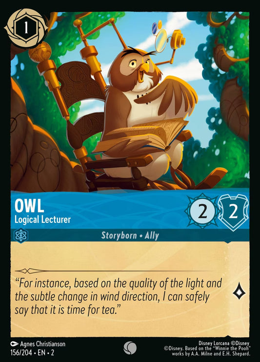 Owl - Logical Lecturer  — Rise of the Floodborn (156/204) - Cold Foil