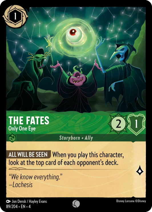 The Fates - Only One Eye  — Ursula's Return (89/204) - Cold Foil