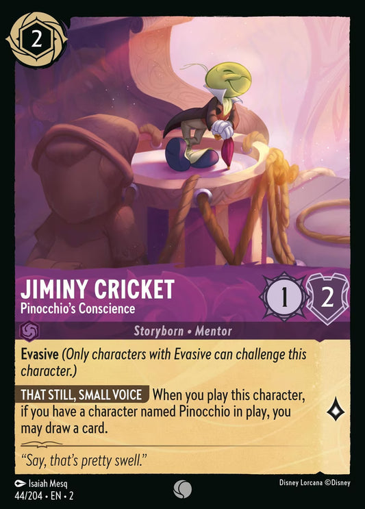 Jiminy Cricket - Pinocchio's Conscience  — Rise of the Floodborn (44/204) - Cold Foil