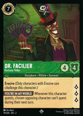 Dr. Facilier - Fortune Teller  — Rise of the Floodborn (79/204) - Cold Foil