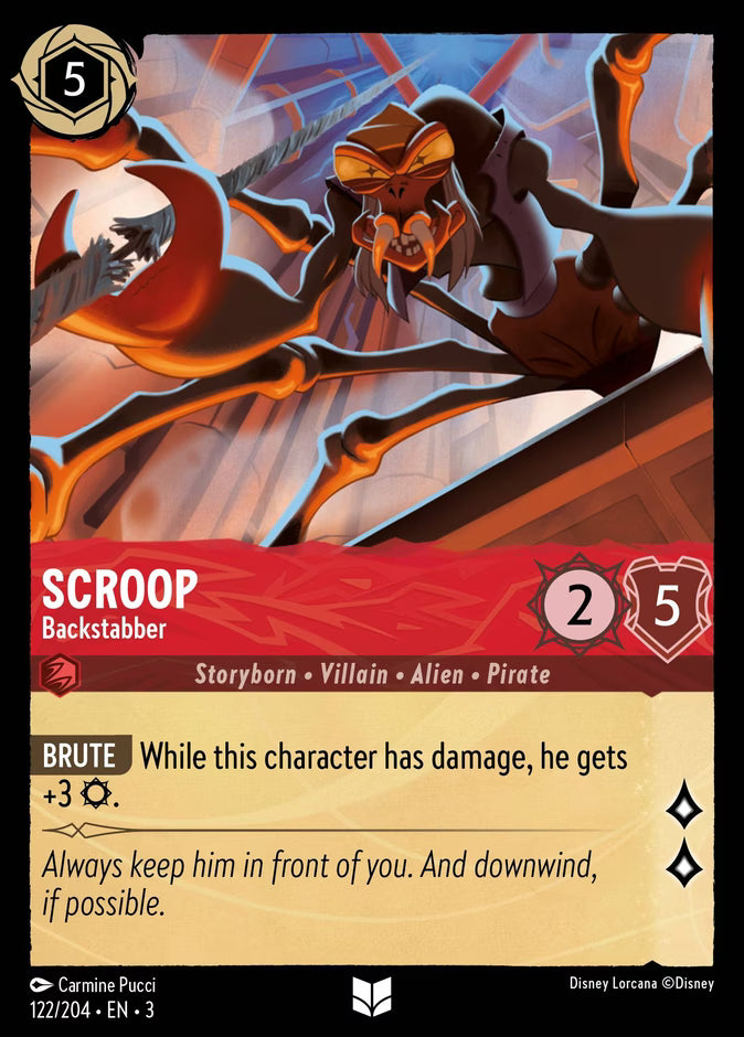 Scroop - Backstabber  — Into the Inklands (122/204) - Cold Foil