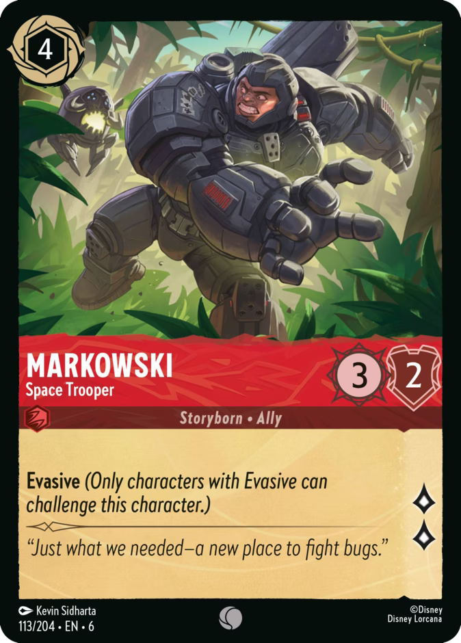 Markowski - Space Trooper  — Azurite Sea (113/204) - Cold Foil
