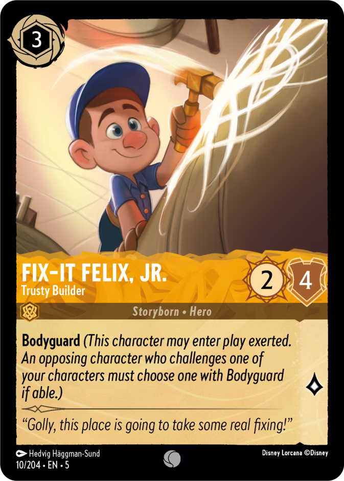 Fix-It Felix, Jr. - Trusty Builder  — Shimmering Skies (10/204) - Cold Foil