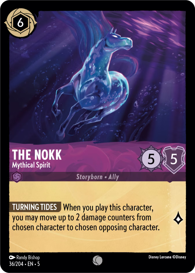 The Nokk - Mythical Spirit  — Shimmering Skies (36/204) - Cold Foil