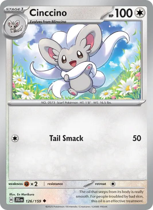 Cinccino  — Journey Together (126/159) - Normal