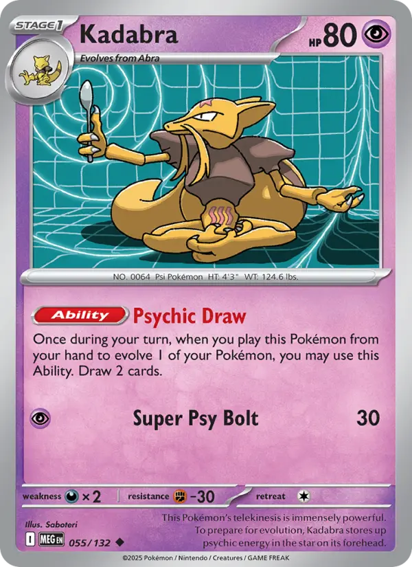 Kadabra  — Mega Evolution (055/132) - Normal