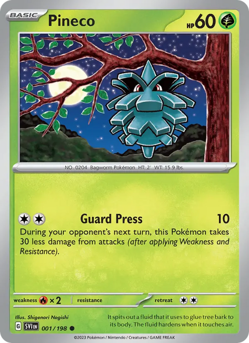 Basic Grass Energy  — Scarlet & Violet Base Set (001) - Normal