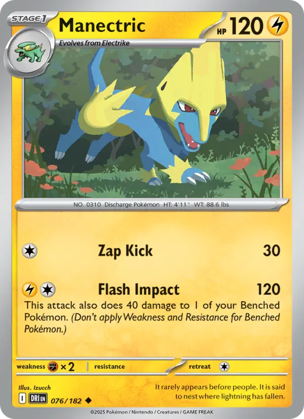 Manectric  — Destined Rivals (076/182) - Normal