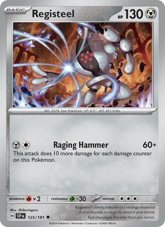 Registeel  — Surging Sparks (125/191) - Normal
