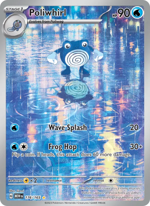 Poliwhirl (JP) — Pokemon 151 (176/165) - Holofoil