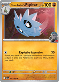 Team Rocket's Pupitar  — Destined Rivals (095/182) - Reverse Holofoil