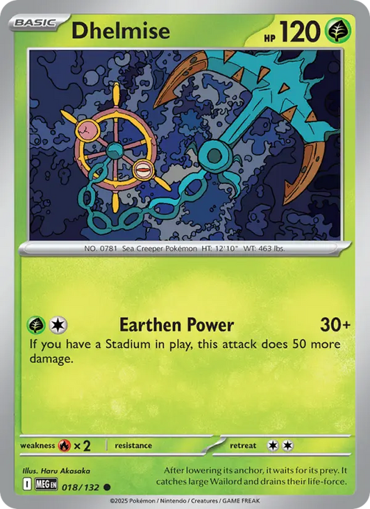 Dhelmise  — Mega Evolution (018/132) - Normal