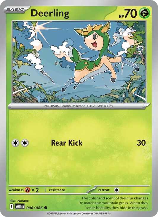 Deerling  — White Flare (006/086) - Normal