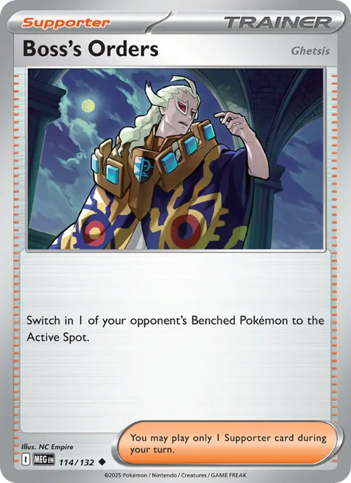 Boss's Orders [Ghetsis]  — Mega Evolution (114/132) - Normal