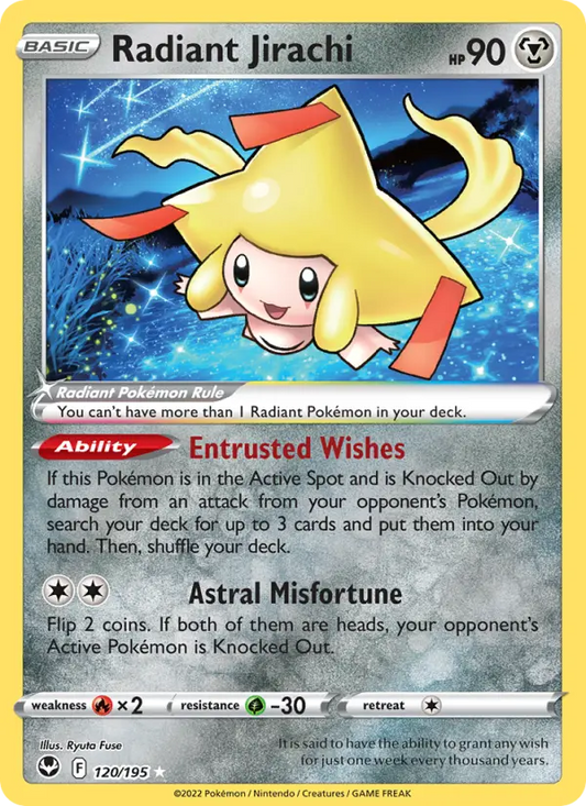 Radiant Jirachi  — Silver Tempest (120/195) - Holofoil
