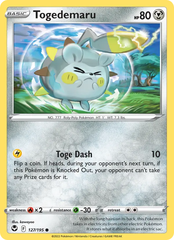Togedemaru  — Silver Tempest (127/195) - Normal