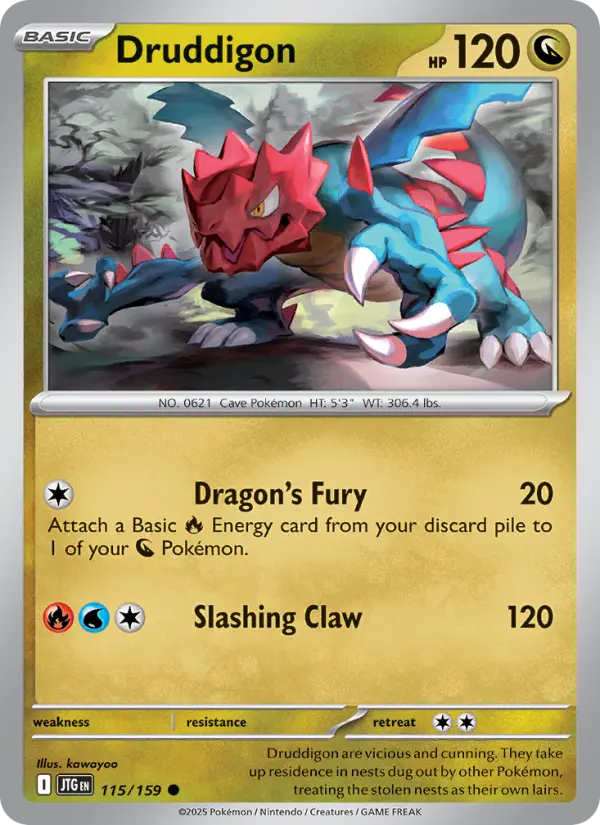 Druddigon  — Journey Together (115/159) - Normal