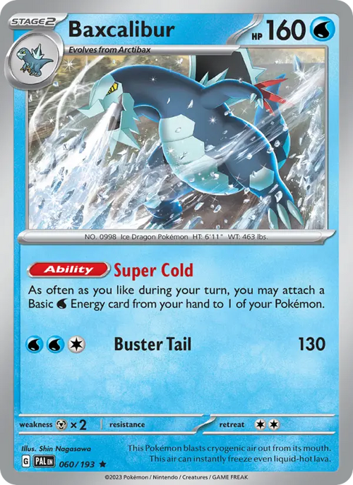 Baxcalibur  — Paldea Evolved (060/193) - Reverse Holofoil