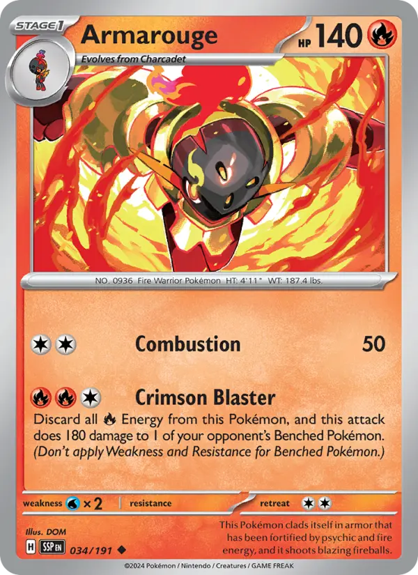 Armarouge  — Surging Sparks (034/191) - Normal