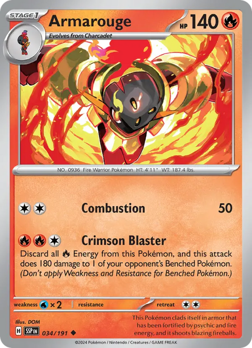 Armarouge  — Surging Sparks (034/191) - Normal