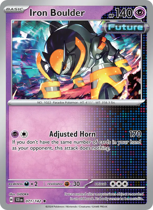 Iron Boulder  — Stellar Crown (071/142) - Holofoil