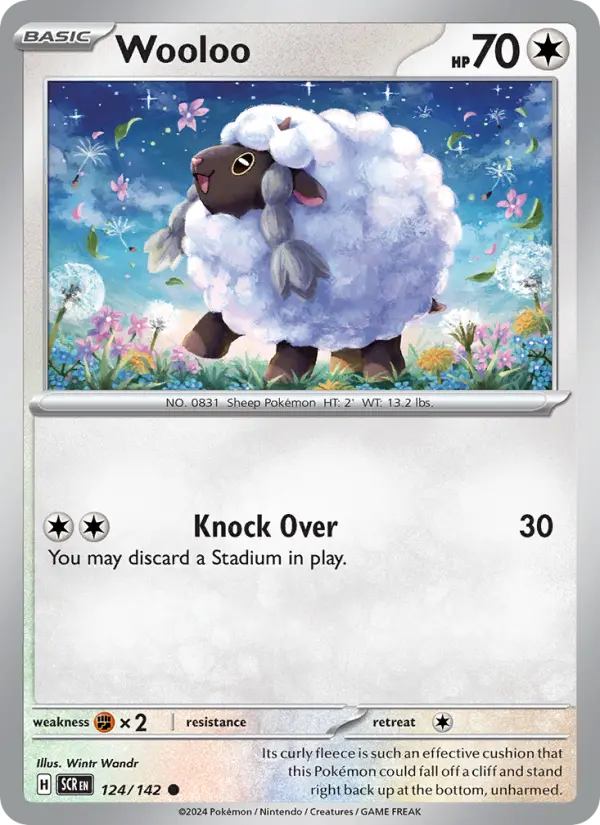 Wooloo  — Stellar Crown (124/142) - Normal