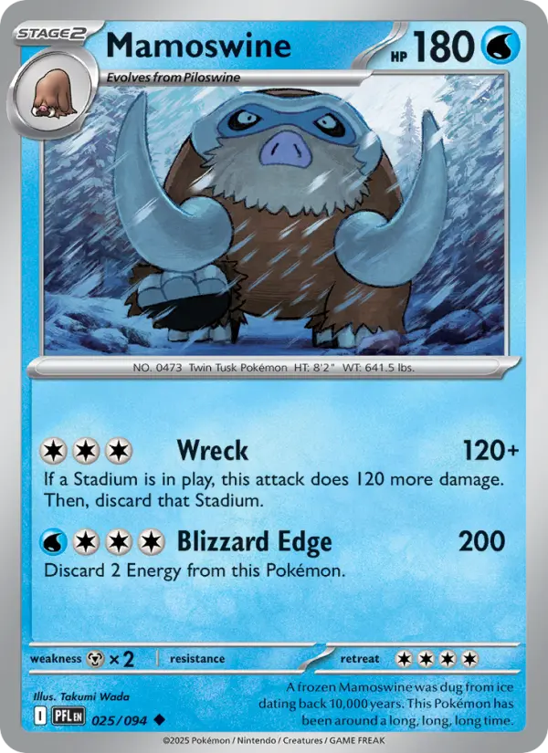 Mamoswine  — Phantasmal Flames (025/094) - Normal