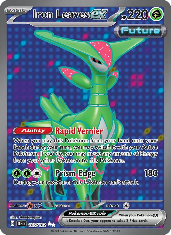 Iron Leaves ex   — Temporal Forces (186/162) - Holofoil