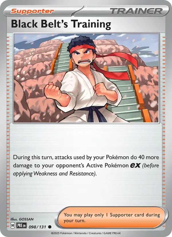 Black Belt's Training  — Prismatic Evolutions (098/131) - Normal