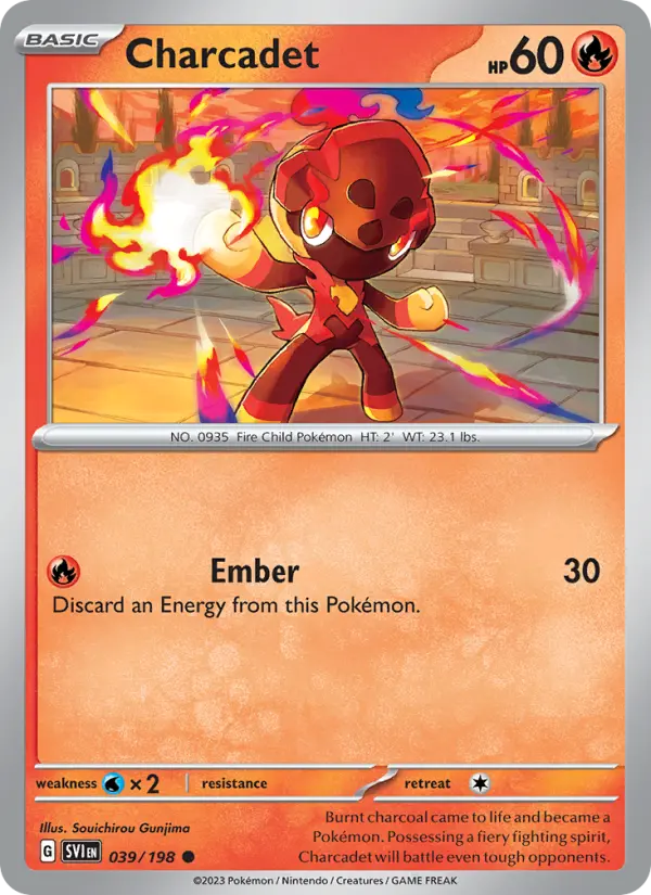 Charcadet   — Scarlet & Violet Base Set (039/198) - Normal