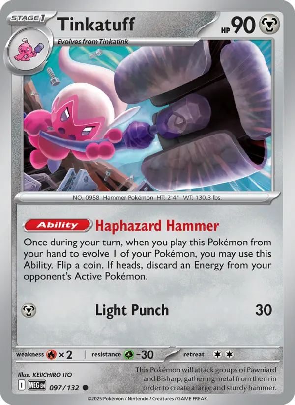 Tinkatuff  — Mega Evolution (097/132) - Normal