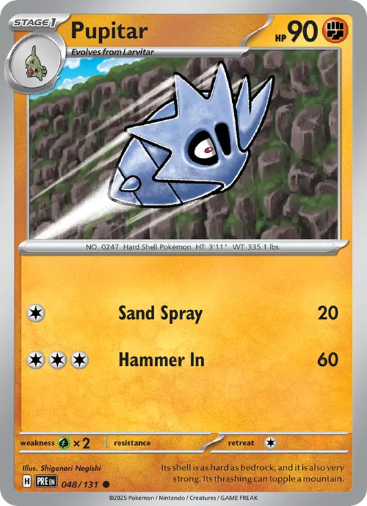 Pupitar  — Prismatic Evolutions (048/131) - Normal