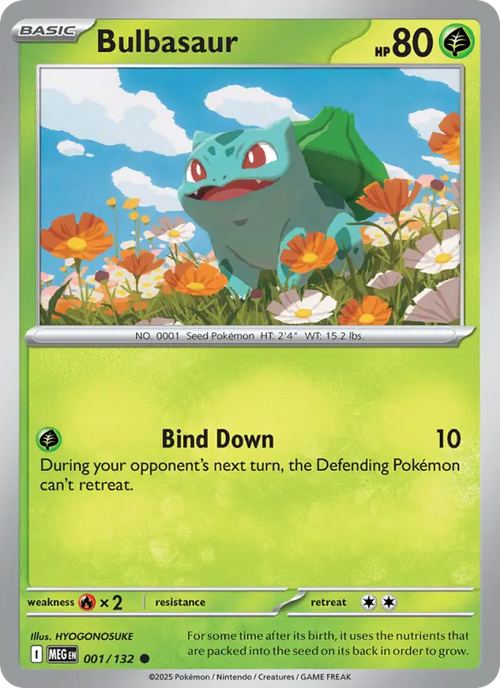 Bulbasaur  — Mega Evolution (001/132) - Normal