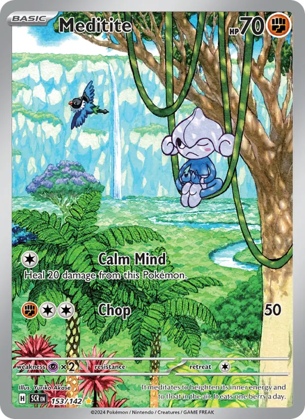 Meditite  — Stellar Crown (153/142) - Holofoil