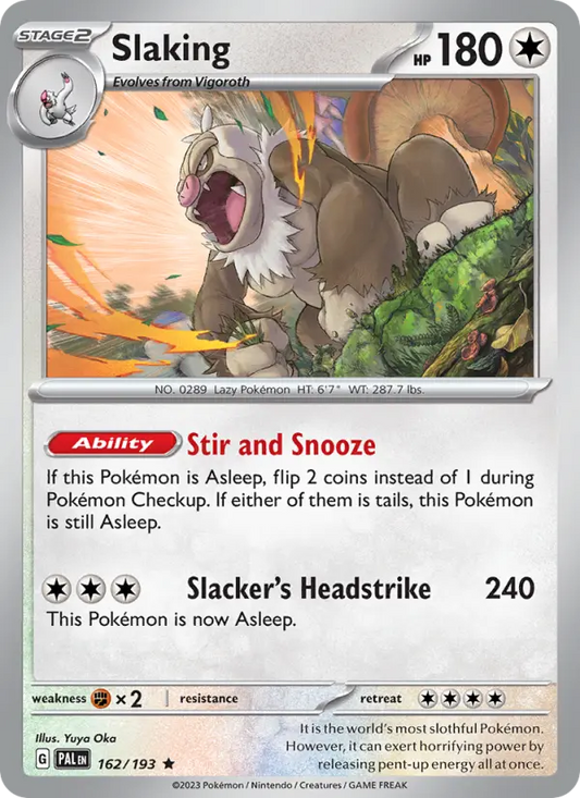 Slaking  — Paldea Evolved (162/193) - Reverse Holofoil