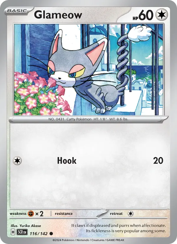 Glameow  — Stellar Crown (116/142) - Normal