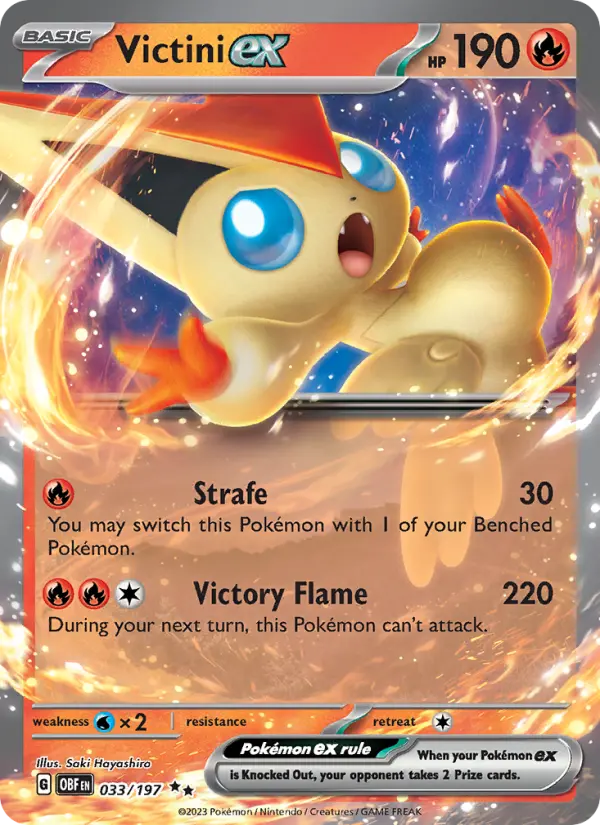 Victini ex  — Obsidian Flames (033/197) - Holofoil