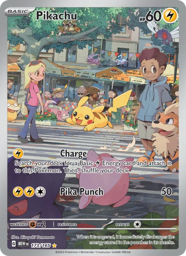 Pikachu (JP) — Pokemon 151 (173/165) - Holofoil