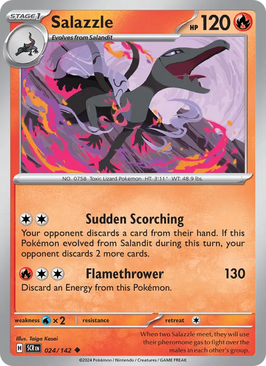 Salazzle  — Stellar Crown (024/142) - Normal
