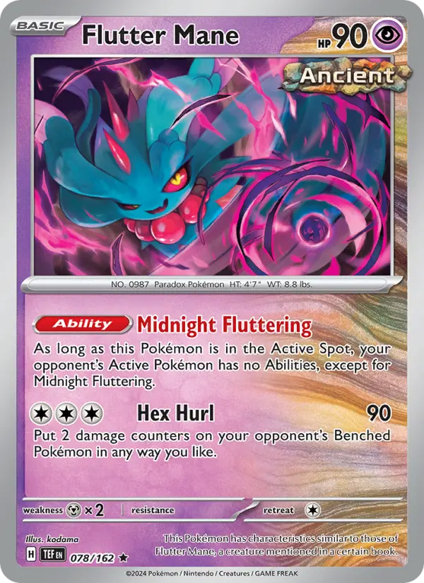 Flutter Mane  — Temporal Forces (078/162) - Holofoil