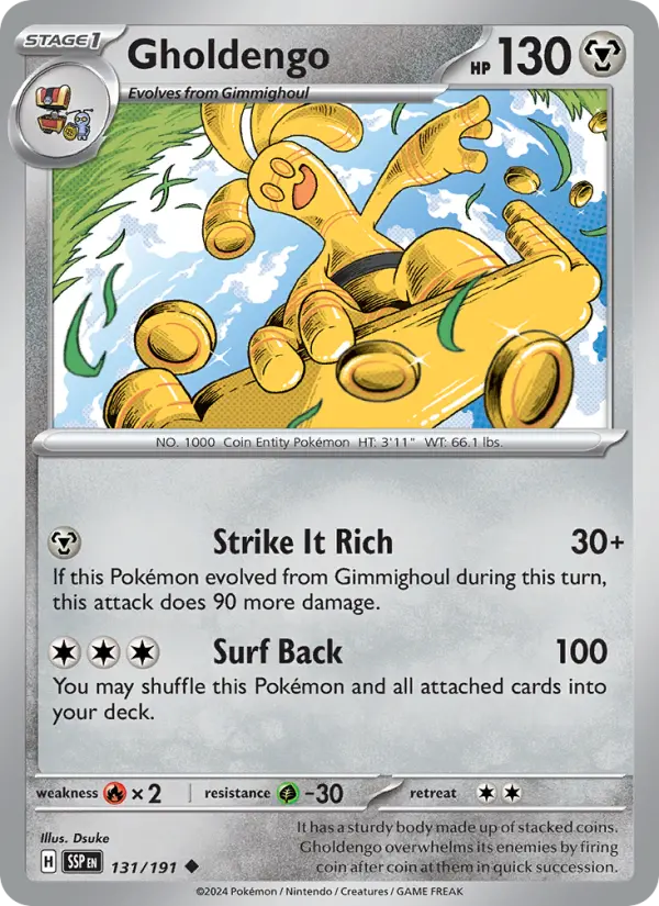 Gholdengo  — Surging Sparks (131/191) - Normal