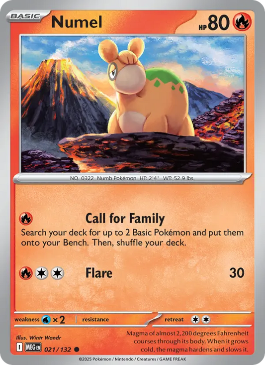Numel  — Mega Evolution (021/132) - Normal
