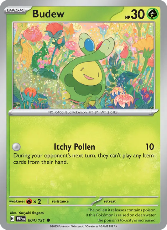 Budew  — Prismatic Evolutions (004/131) - Normal