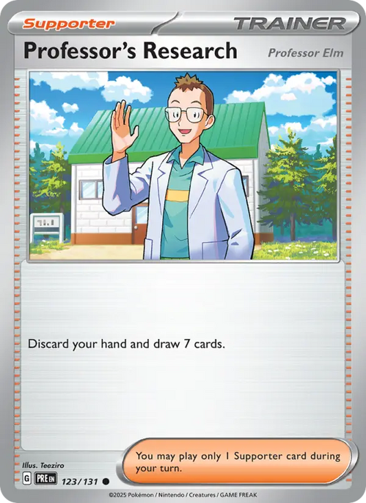 Professor's Research [Professor Elm]  — Prismatic Evolutions (123/131) - Normal