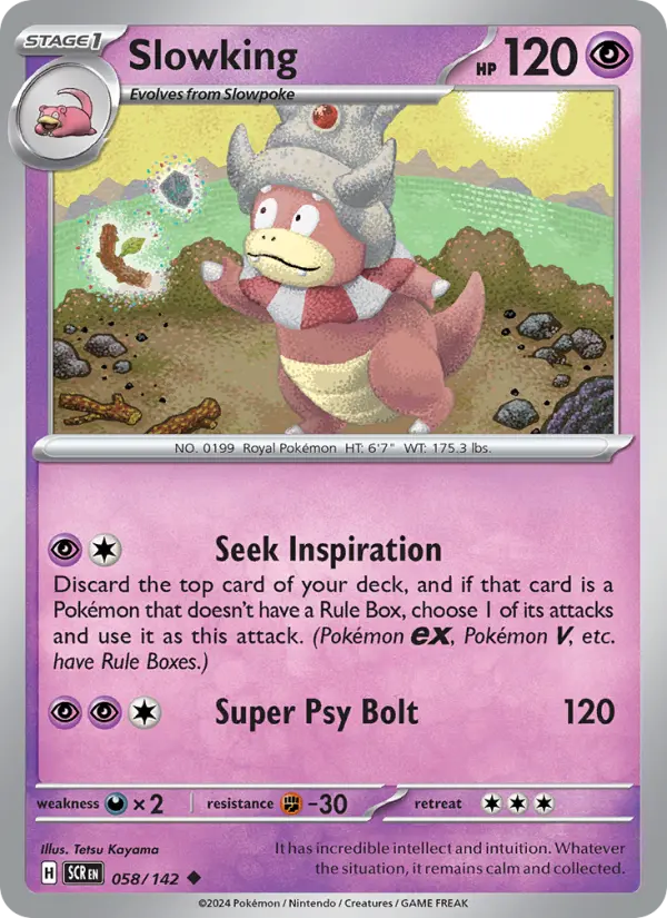 Slowking  — Stellar Crown (058/142) - Normal