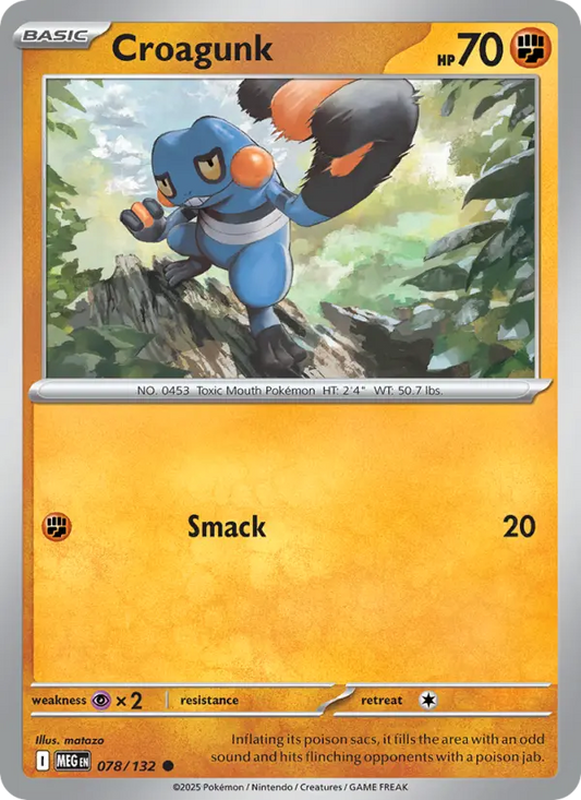 Croagunk  — Mega Evolution (078/132) - Normal