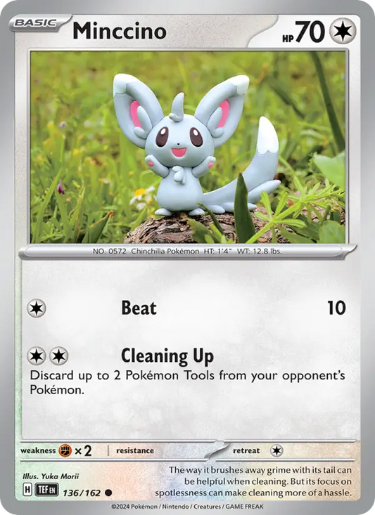 Minccino   — Temporal Forces (136/162) - Normal