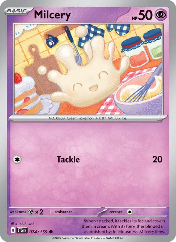 Milcery  — Journey Together (074/159) - Reverse Holofoil