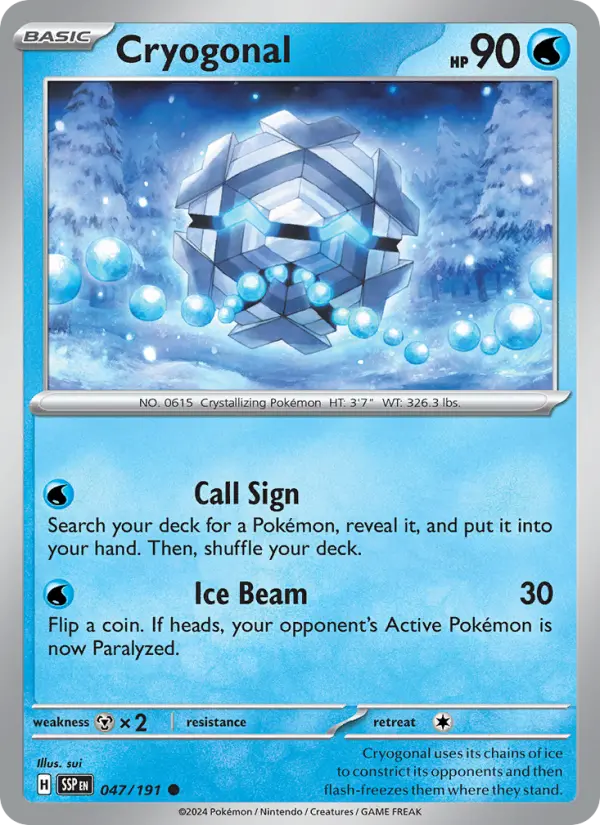 Cryogonal  — Surging Sparks (047/191) - Normal