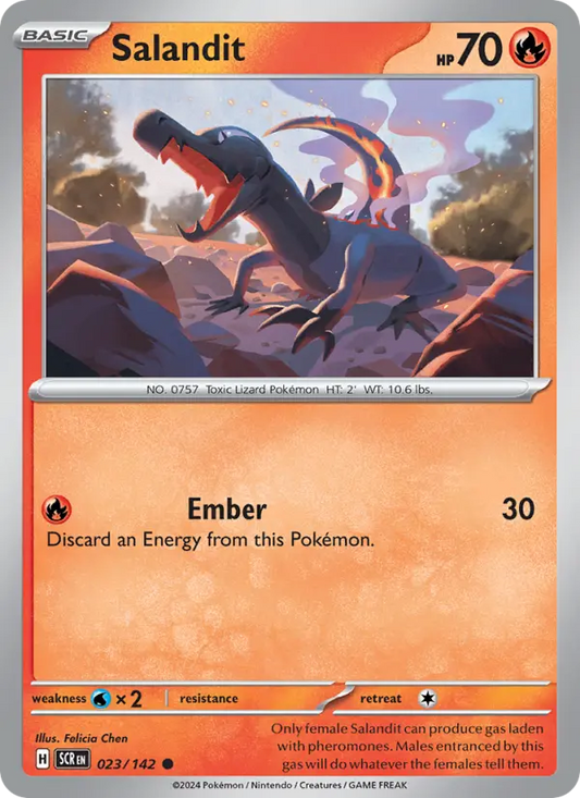 Salandit  — Stellar Crown (023/142) - Normal